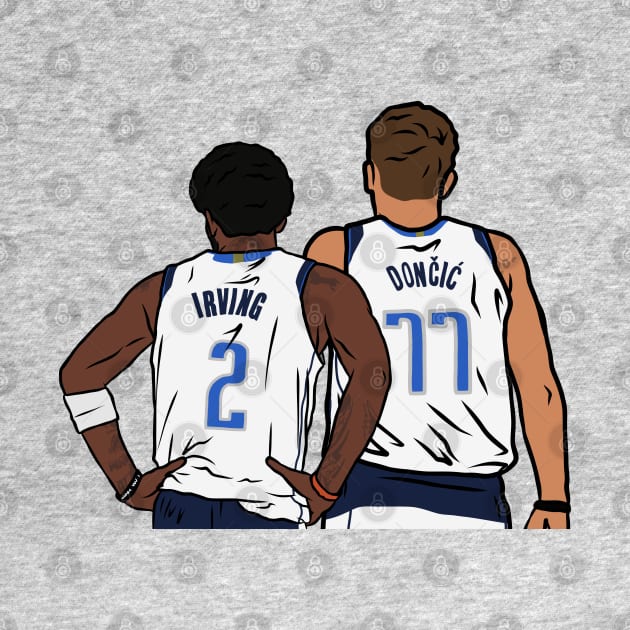 Kyrie and Luka Back-To by rattraptees